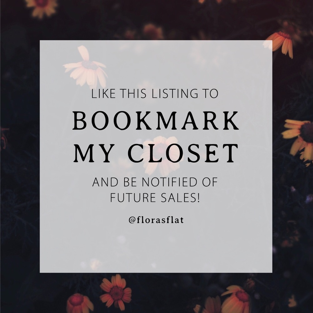 Like for future sale notifications!